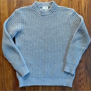 Octobre Editions Gray Italian Wool Heavy Waffle Sweater Size Medium